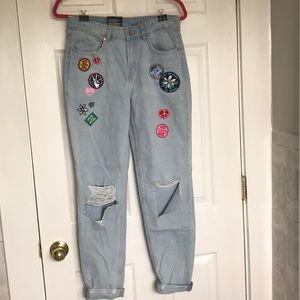Hippie patch jeans